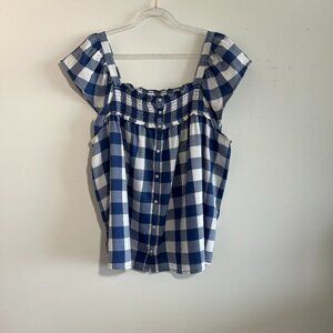 Old Navy Checkered top Size XL
